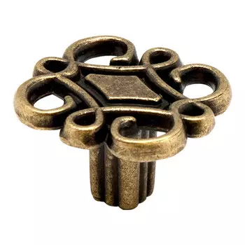 ручка-кнопка KERRON RK-078 OAB 42 х 42 х 32мм, оксидированная бронза