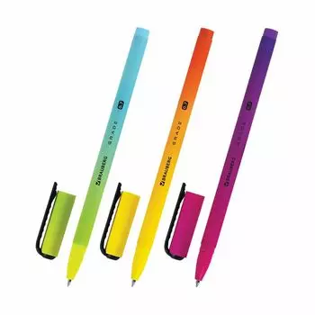 ручка шариковая BRAUBERG Grade soft-touch 0,35мм синий