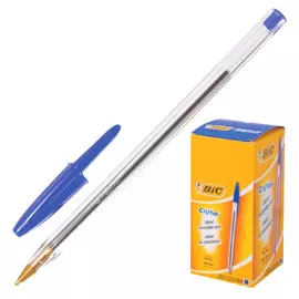 ручка шариковая синяя BIC Cristal 0,4мм