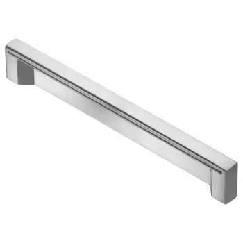 ручка-скоба 128мм матовый хром