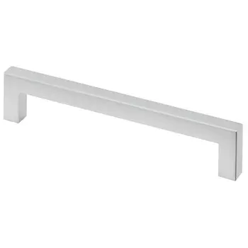 ручка-скоба 128мм матовый хром