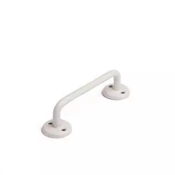 ручка-скоба дверная, 100 мм, сталь, белый