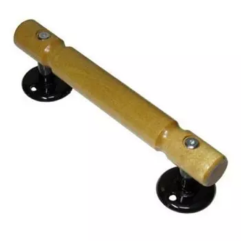 ручка-скоба дверная 200мм сталь/дерево