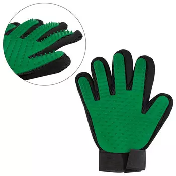 рукавица для вычесывания животных РЫЖИЙ КОТ 24х17,5х1,5см пластик