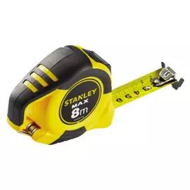 рулетка STANLEY Max 8мх25 мм, магнитная