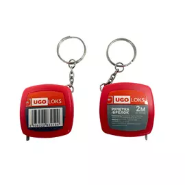 рулетка UGO LOKS, 2 м, брелок