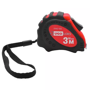 рулетка UGO LOKS 3мх16мм с автостопом