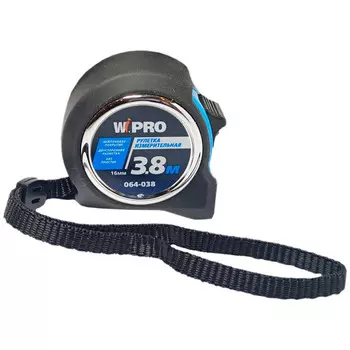 рулетка WIPRO 3,8м*16мм