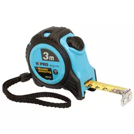 рулетка WIPRO 3мх19мм магнитная с автостопом