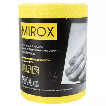 рулон шлифовальный на бумажной основе MIROX SE 115ммх5м Р40, арт.MXSE11500540
