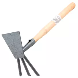 рыхлитель-мотыжка, сталь, дерево, 35 см