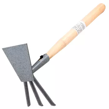 рыхлитель-мотыжка, сталь, дерево, 35 см