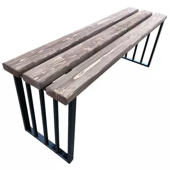 садовая скамейка Сити Ск-15 120х37х42см дерево/металл