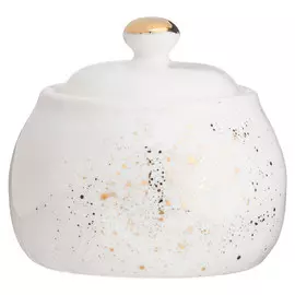сахарница BRONCO Gold 150мл фарфор