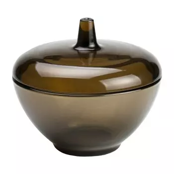 сахарница LUMINARC Амбьянте Эклипс 300мл 12см стекло,с крышкой,коричневая