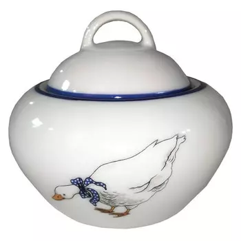 сахарница THUN Saphyr Гуси 240мл фарфор