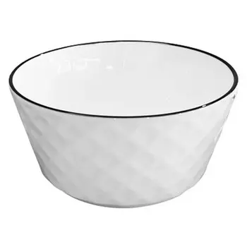 салатник ATMOSPHERE Losange 15 см 0,75л фарфор белый