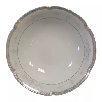 салатник CMIELOW Болеро платина/серебро 17 см 1,3л фарфор