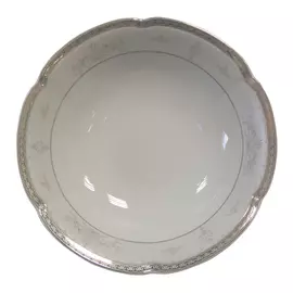 салатник CMIELOW Болеро платина/серебро 17 см 1,3л фарфор