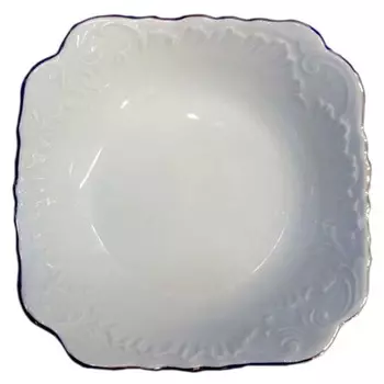 салатник CMIELOW Рококо Золотая отводка 17х17см 1,3л фарфор