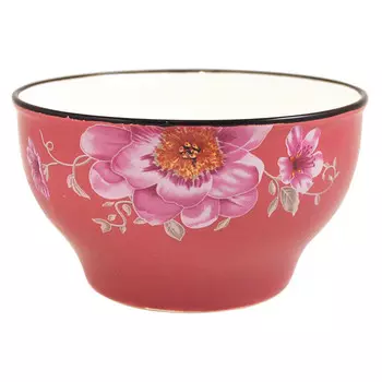 салатник Цветы 14см 0,45л керамика микс цвета