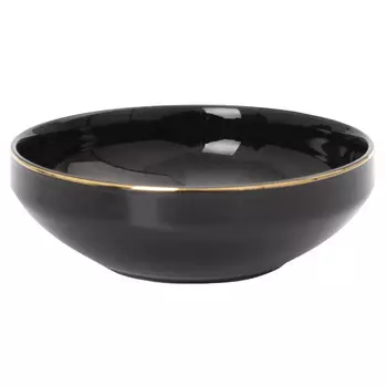 салатник DOMENIK Black Gold 14см 0,25л фарфор