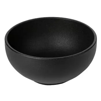 салатник DOMENIK Rock Black 15см 0,5л круглый фарфор черный