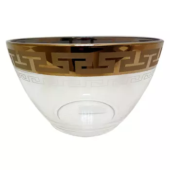 салатник Греческий узор 19см 2,5л стекло