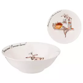 салатник LEFARD Cчастье есть Вместе есть 15см 0,3л фарфор