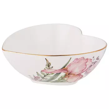 салатник LEFARD Irises 11,5см 0,2л сердце фарфор