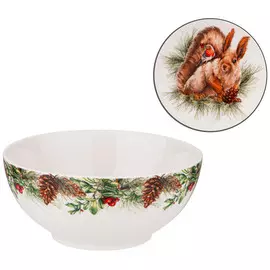 салатник LEFARD Лесная сказка Белка 13см 0,4л фарфор
