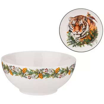 салатник LEFARD Лесная сказка Тигр 13см 0,4л фарфор