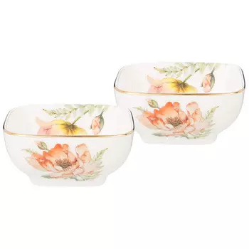 салатник LEFARD Sense 8см 0,1л квадратный фарфор