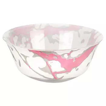 салатник LUMINARC Марбл Пинк Сильвер 12см стекло