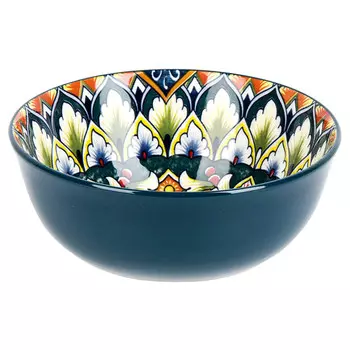 салатник NOUVELLE HOME Arabesque 12см 0,3л фарфор зеленый