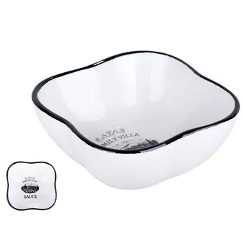 салатник NUOVACASA Family villa 10см 0,2л квадратный керамика