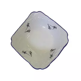 салатник CMIELOW Рококо Гуси квадр. 17х17см 1,3005л фарфор