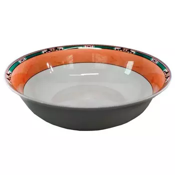 салатник THUN Cairo Розовый декор, мини кант 23см 1,1л круглый фарфор