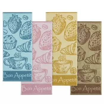 салфетка ДМ Брэкфаст махр. 30х70см в ассортименте, арт.ПЛ2702-3071