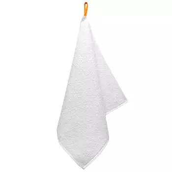 салфетка махр. 35х35см белая/оранжевая, арт.СФ-оранж