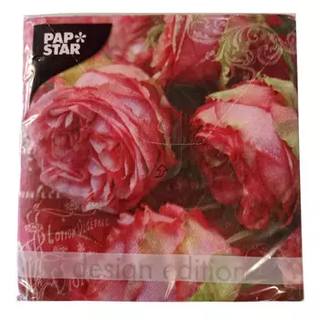 салфетка PAP-STAR Розалия 3-слойные 33х33см 20шт