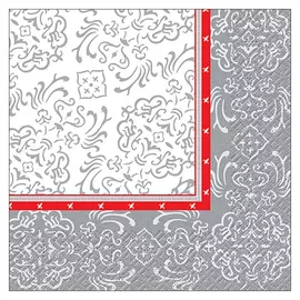 салфетка PRESTIGE Барокко 3-слойные 33х33см 20шт