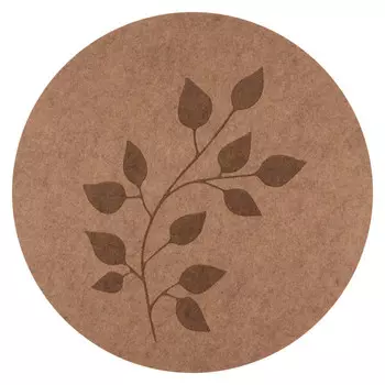 салфетка сервировочная РЫЖИЙ КОТ 38х38см коричневая, арт.105860