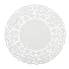 салфетки Ажурные белые 16см 30шт