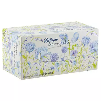 салфетки косметические BELLAGIO 280шт. 1-слойные
