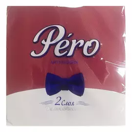 салфетки PERO Art Modern Бордо 2-слойные 33х33см 20шт