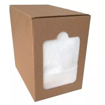 салфетки СЫКТЫВКАРСКИЕ Белые 1-слойные 17х16см 250шт в картонном диспенсере