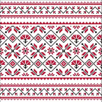 салфетки СЫКТЫВКАРСКИЕ Орнамент 2-слойные 24х24см 20шт