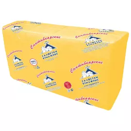 салфетки СЫКТЫВКАРСКИЕ Желтые 2-слойные 33х33см 1/8 сложение 200шт