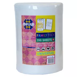 салфетки в рулоне MEULE Family Pack Universal 350шт 25х23см